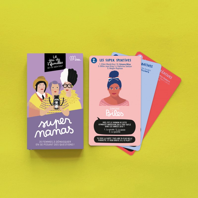 Super Nanas Le jeu de 7 familles Minus