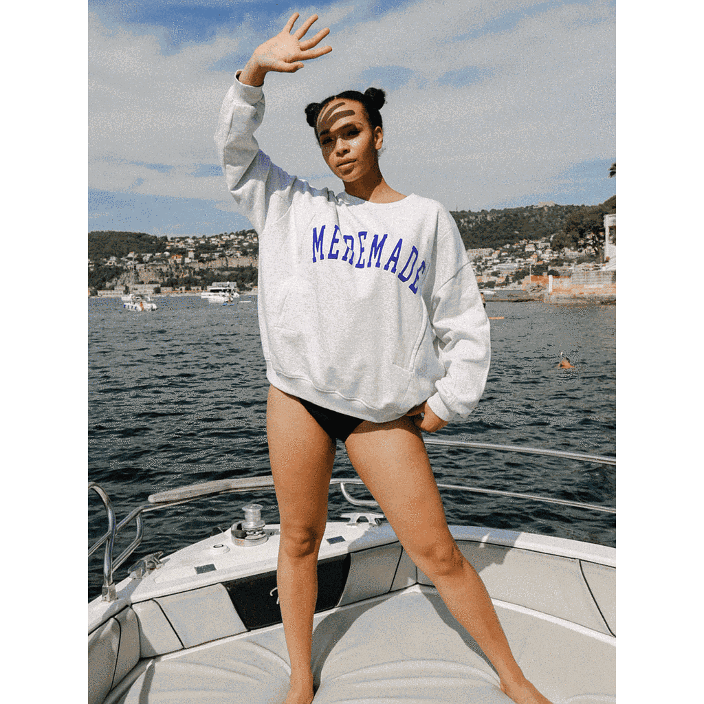 [TA-8956] Sweat d'allaitement Meremade Gris Taille M