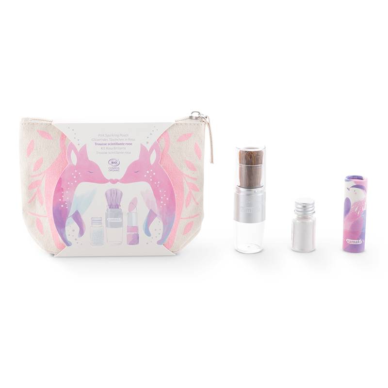 Trousse Renard rose Namaki