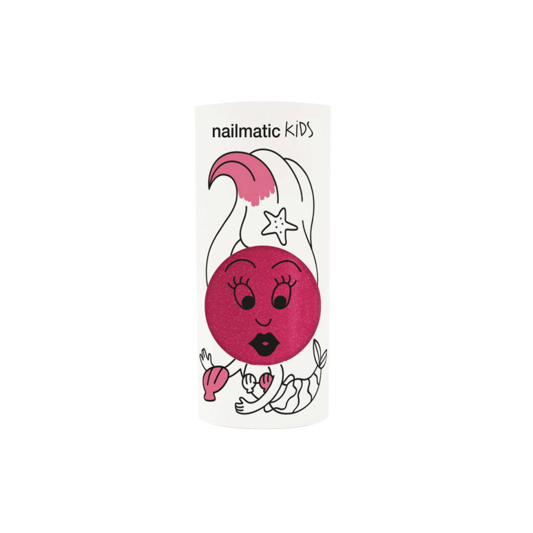 Vernis à ongles à l'eau Enfants Rose pailleté Nailmatic 