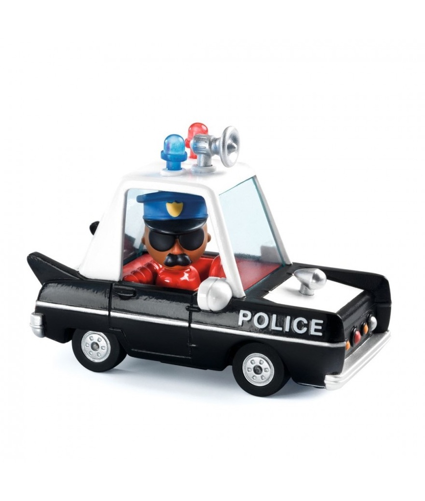 [DJ-4738] Voiture Hurry Police Crazy Motors Djeco