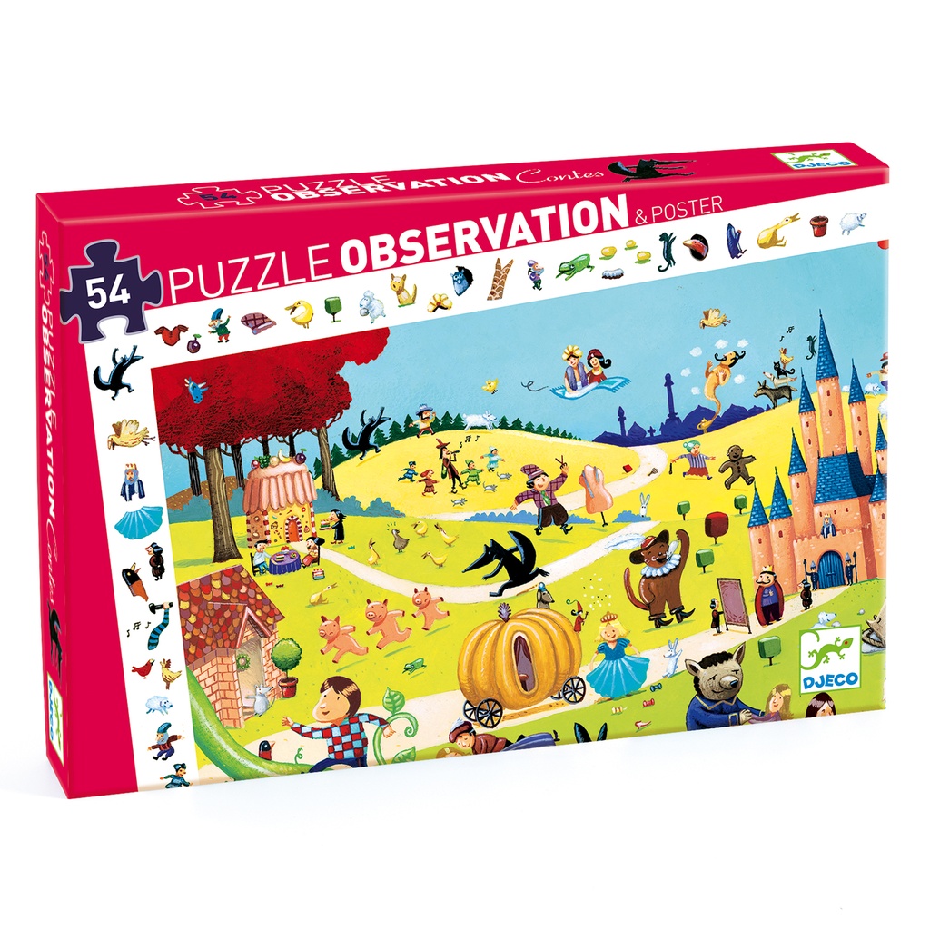Puzzle Observation Contes Djeco (54 pcs)
