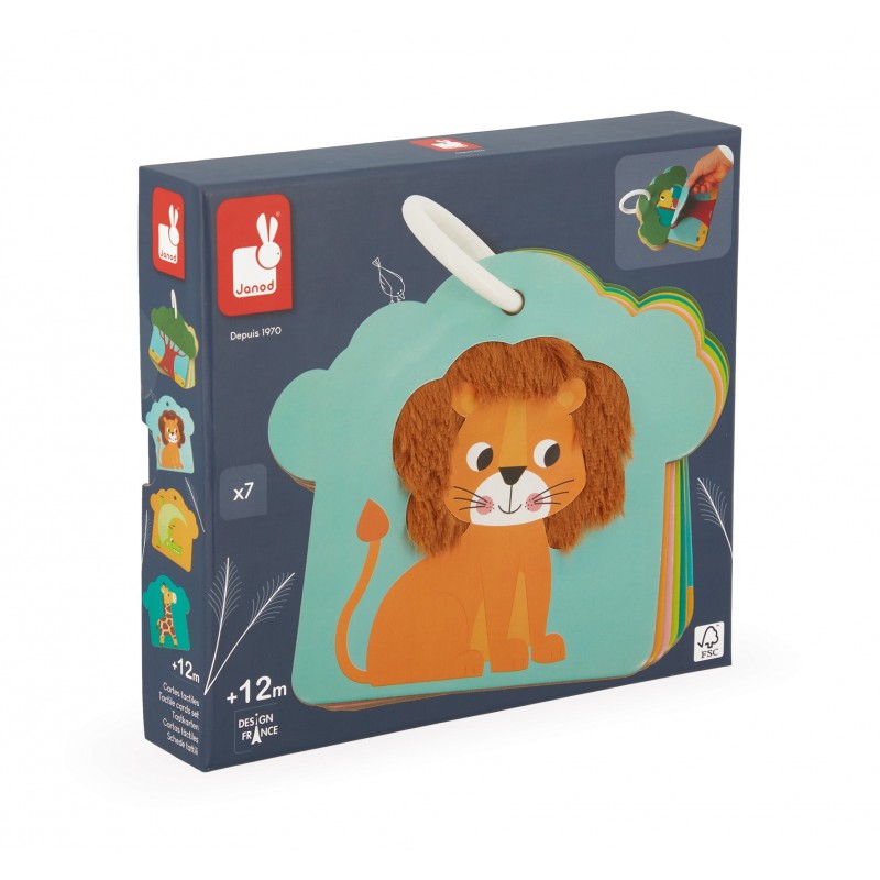 Cartes tactiles Savane Janod