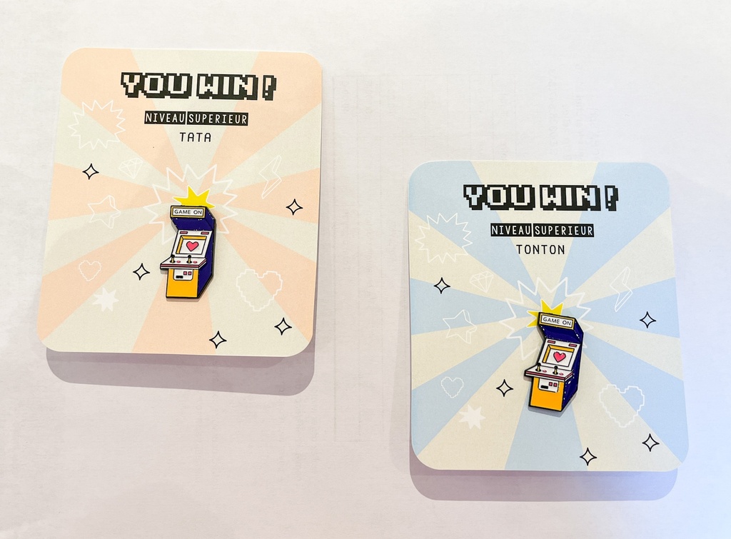 Pin's You Win Tata Annonce Grossesse Pamela Loops