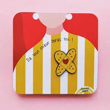 Pin's De tout cœur avec toi Pamela Loops
