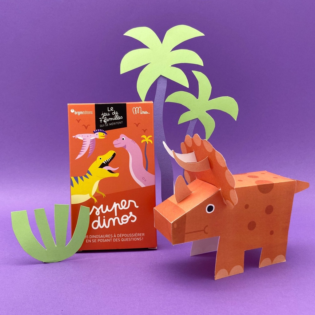Jeu des 7 Familles Super Dinos Minus