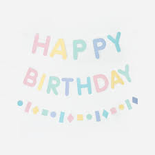 [MY-2750] Guirlande Happy Birthday