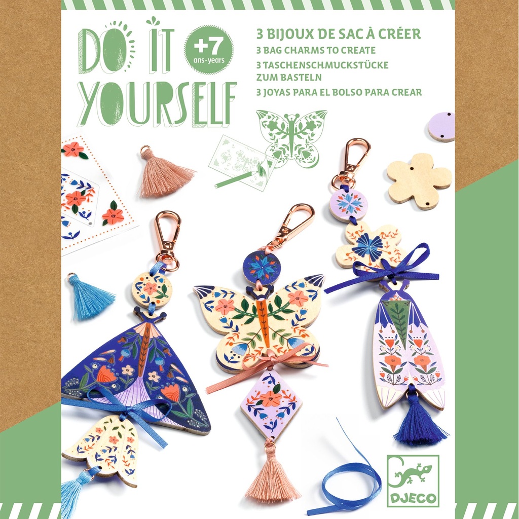 3 Bijoux de sacs à créer