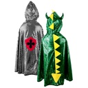 Cape réversible Dragon Chevalier 5-6 ans