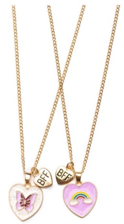 Collier de l'amitié Papillon/Arc-en-ciel (1 pc)