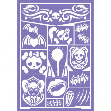 Grim'tout - Pochoirs Princesse Dracula