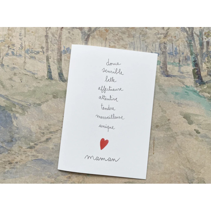 Carte Papillonnage Maman