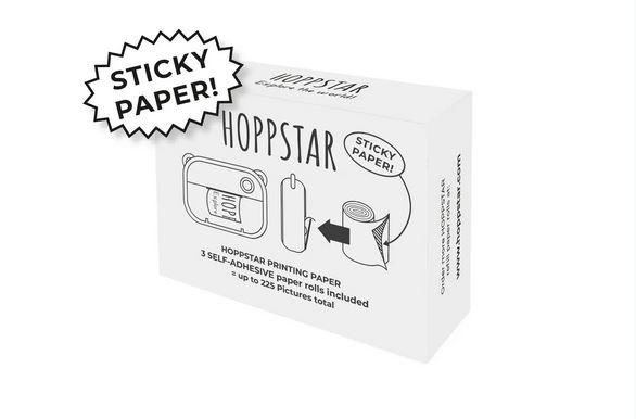 Hoppstar Self-adhesive Paper roll refill 3pcs