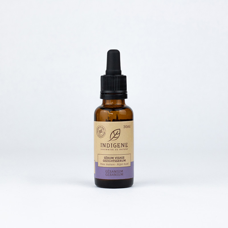 Sérum peau mature géranium - Indigène
