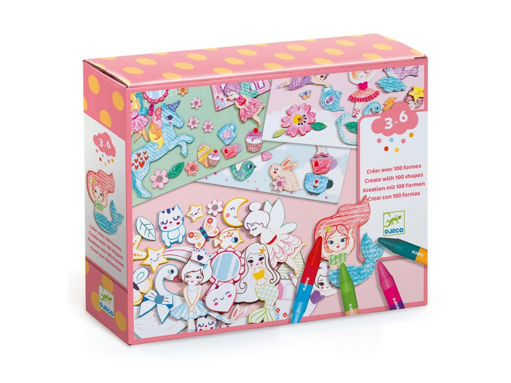 Créer avec 100 formes Un monde à créer, Pink