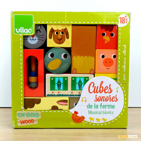 [VI-1021] Cubes sonores de la ferme Vilac