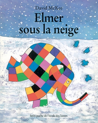 Elmer sous la neige