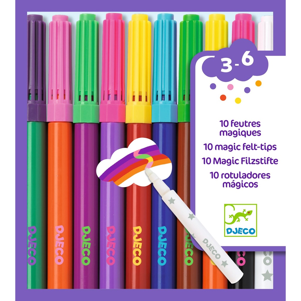 10 feutres magiques Djeco