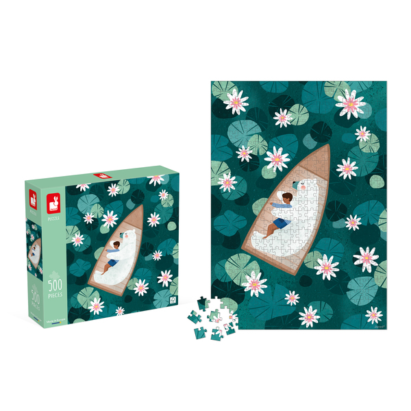 Puzzle Les nénuphars 500 pcs Janod