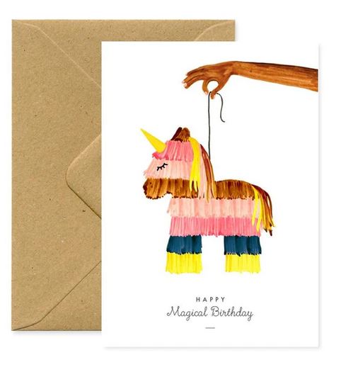 Carte Pinata Magical Birthday - All the ways