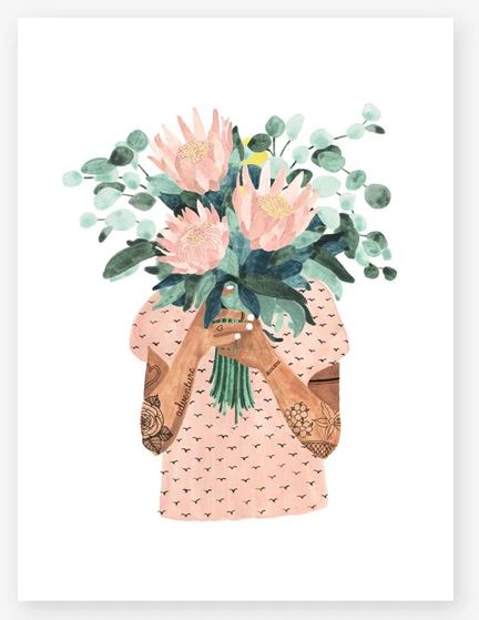 Affiche Tattoo girl 18x24cm All the ways to say