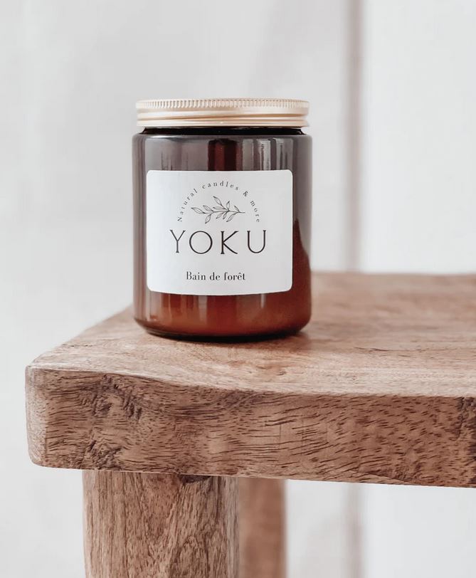 Bougie ambrée 250 ml Yoku (senteur aléatoire)