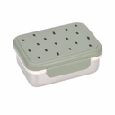 Boîte à tartines Inox Happy Prints Olive