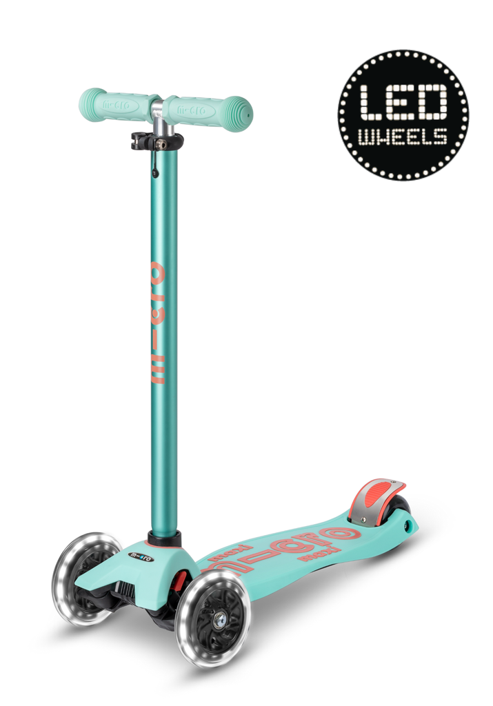 Maxi Micro Deluxe Mint LED (trottinette)