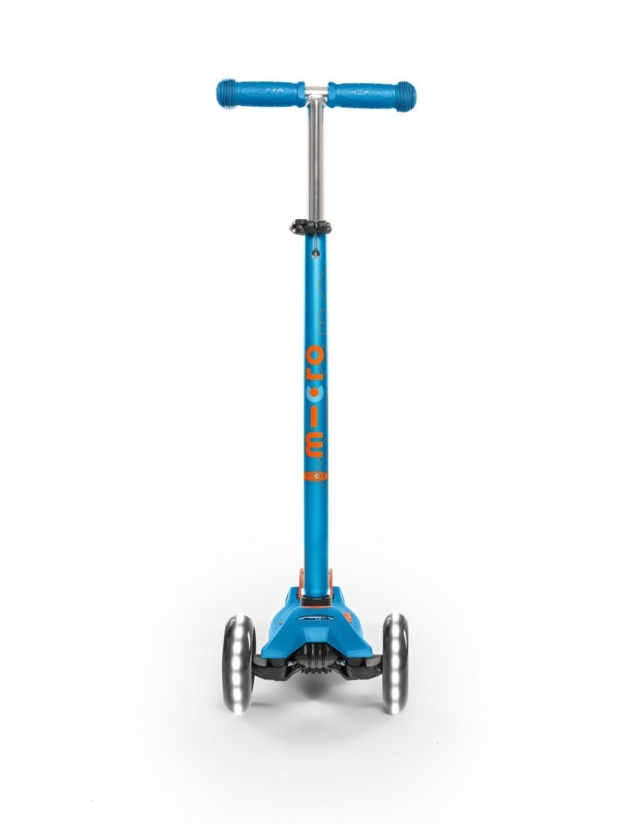 Maxi Micro Deluxe Caribbean Blue LED (trottinette)