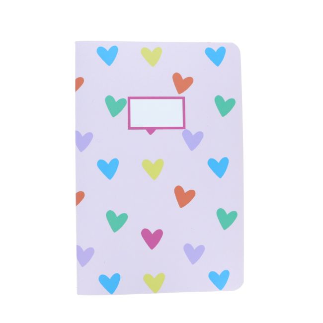 [LE-7339] Carnet de notes grand format multicoeurs