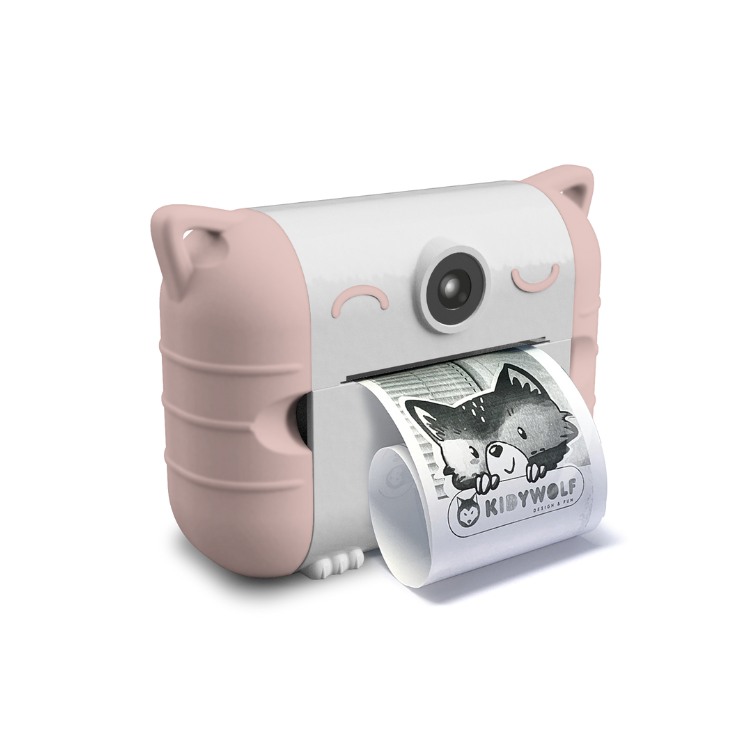 Kidyprint Appareil photo impression thermique Rose