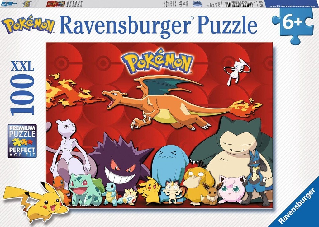 Puzzle Mes Pokemon préférés 100 pcs