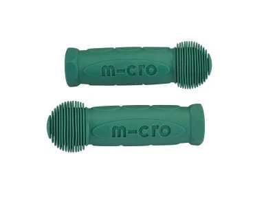 Micro poignées trotinette caoutchouc Vert pétrole