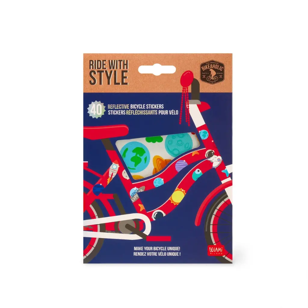 Stickers Réfléchissants pour Vélo Espace Legami