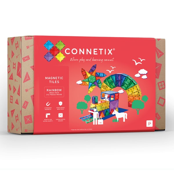 [CO-3194] Rainbow Mega Pack 212 pc Connetix