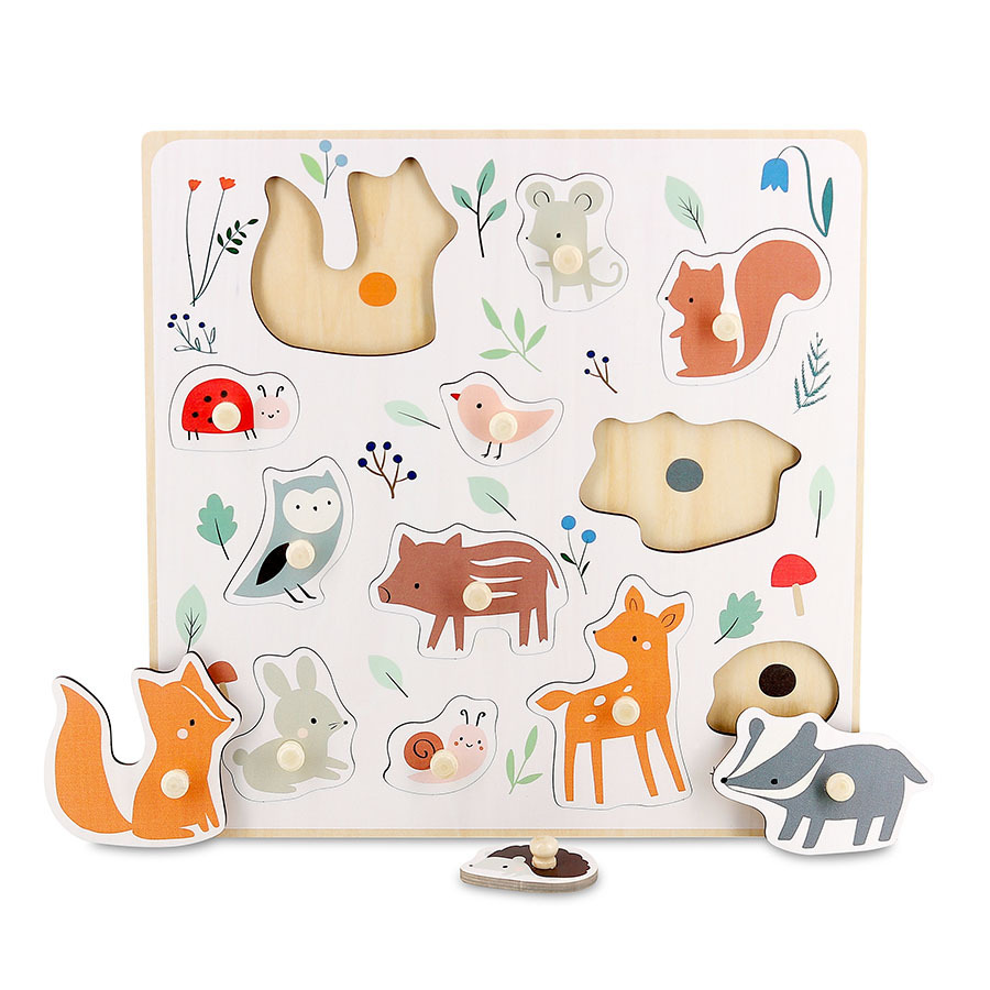 Puzzle encastrement Les animaux de la forêt Vilac