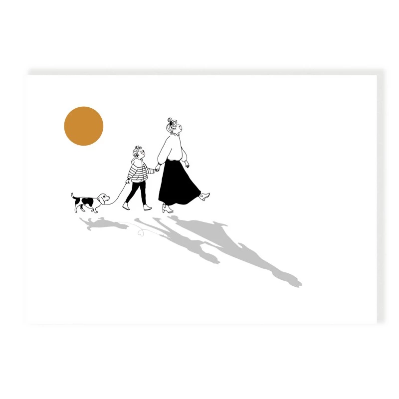 Affiche A4 Ombre Maman Garçon My Lovely Thing   