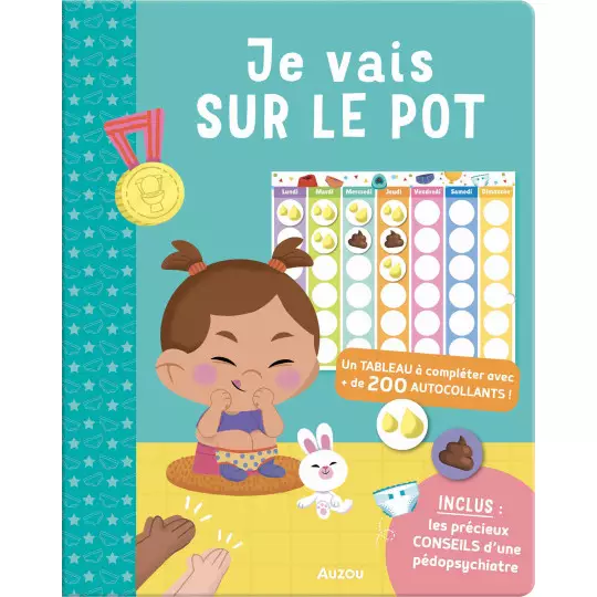 [AU_9746] Je vais sur le pot - cahier gomettes