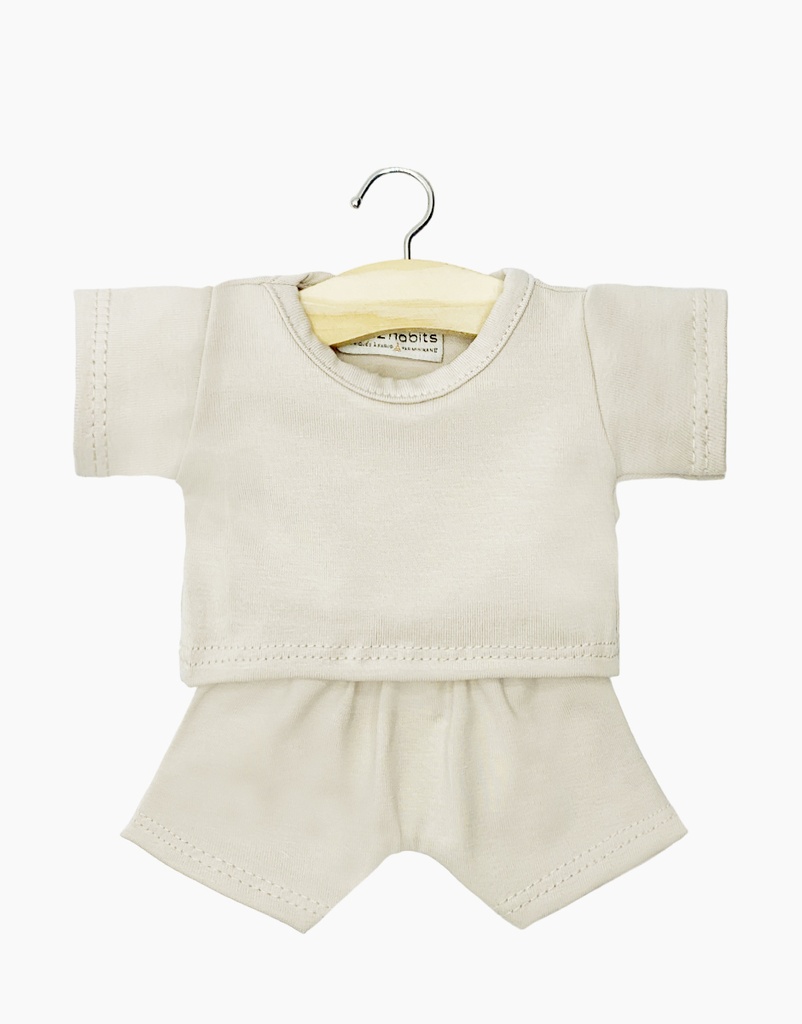 Ensemble t-shirt et short Vito en jersey lin - Gordis Minikane