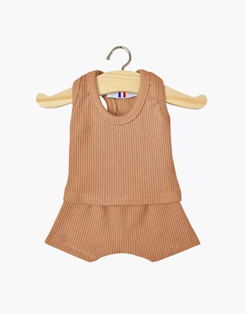 Dessous garçon Marcel cassonade - Babies minikane