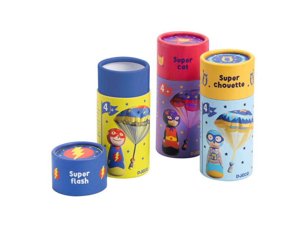 Parachutistes Flying Heroes Djeco