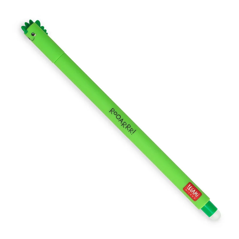 [LE-5840] Stylo à encre gel effaçable Dino - Legami    