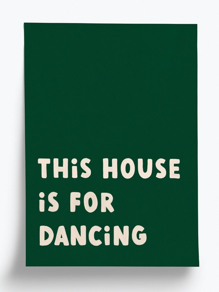 Affiche Home dancing 30x40cm Taxi Brousse