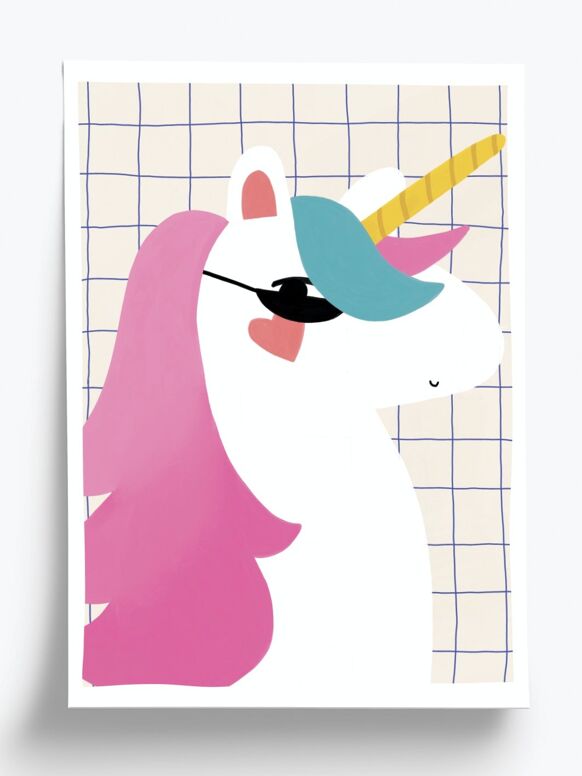 Affiche Licorne 30x40cm Taxi Brousse