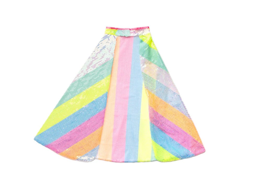 Cape sequin rayée 4-6 ans
