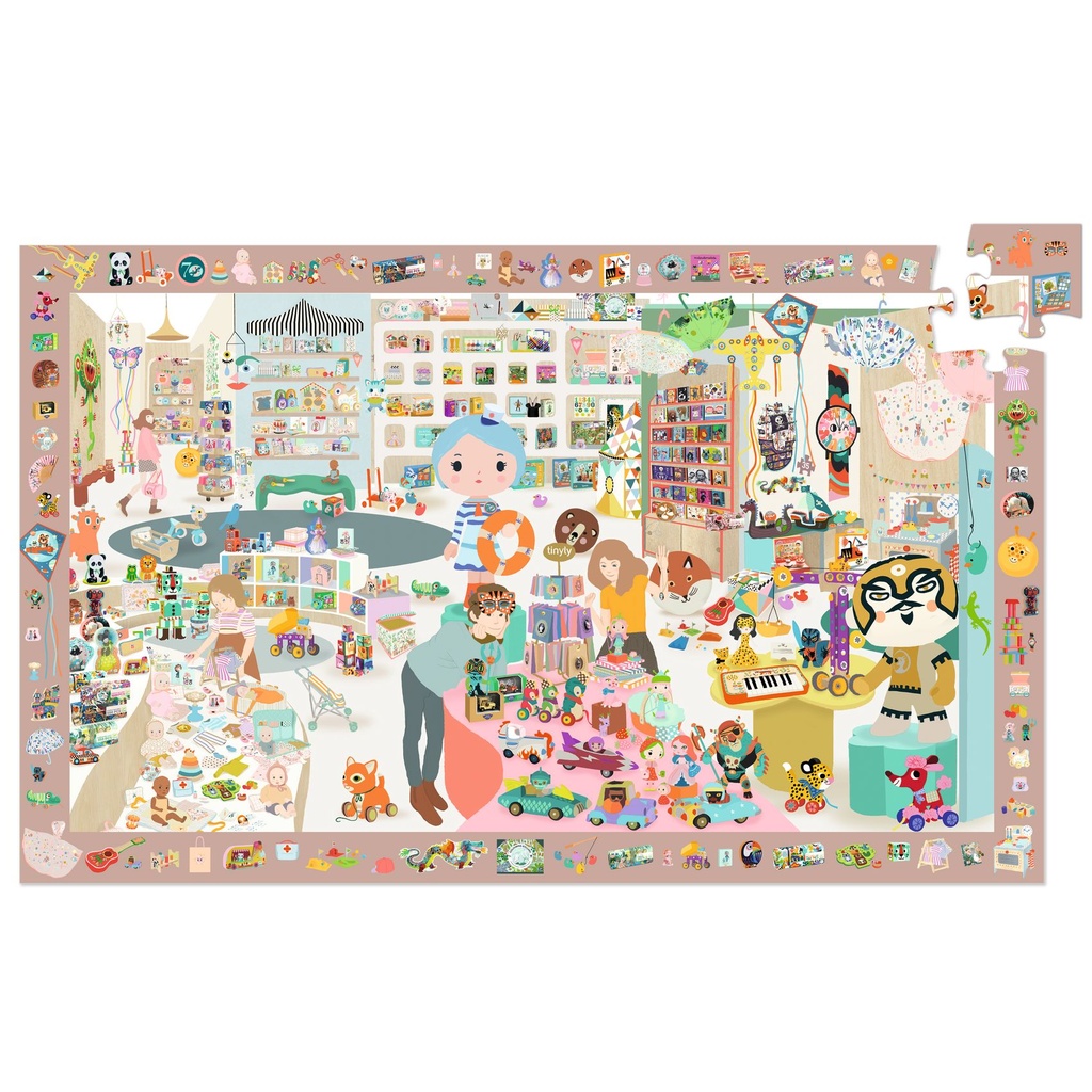 Puzzle La petite boutique 100 pcs Djeco