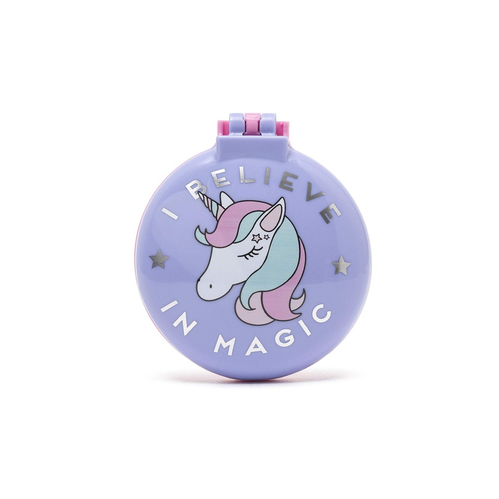 Brosse à cheveux avec miroir Unicorn Legami