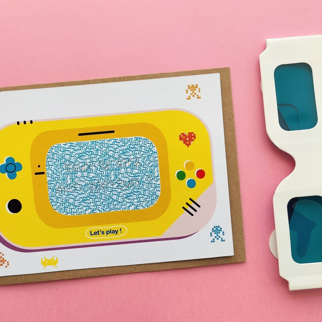 Carte Jeu Demande de parrain Pamela Loops 