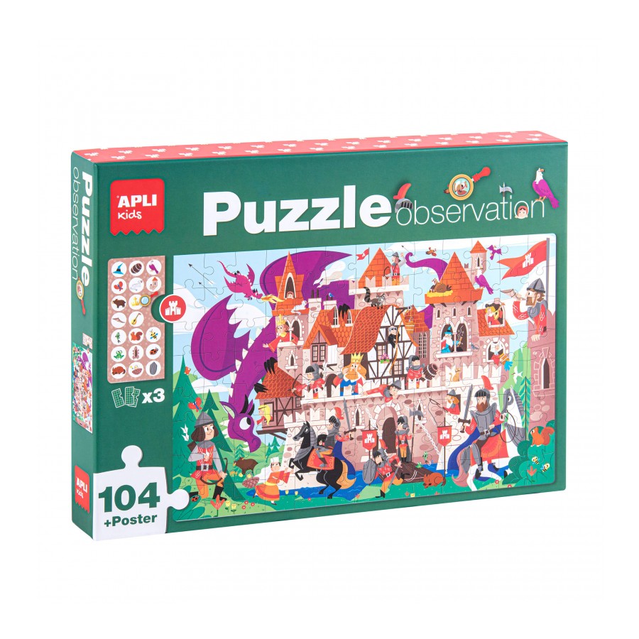 Puzzle Observation Château 104 pcs