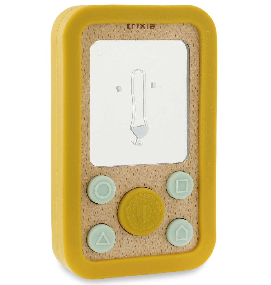 Téléphone en silicone & bois Mr. Lion Trixie 